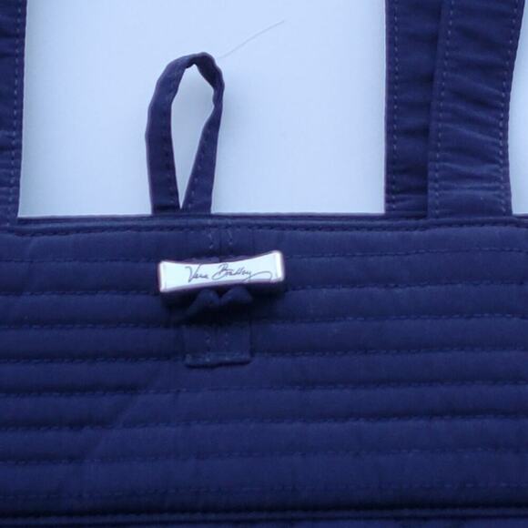 Vera Bradley Classic Navy Quilted Tote - Picture 3 of 8
